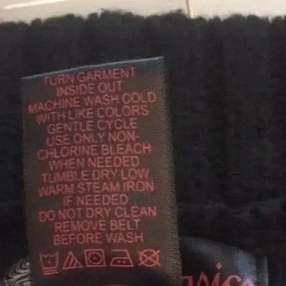 J J BASICS Women Cap Sleeve Above the Knee Black Knit Sweater Dress Size Small - Picture 10 of 10